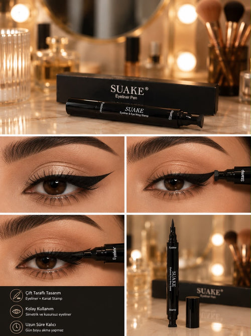 SUAKE Kadınlar İçin Sıvı Eyeliner Damga Kalemi