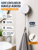 Yoyo Geri Çekilebilir Havlu Askısı